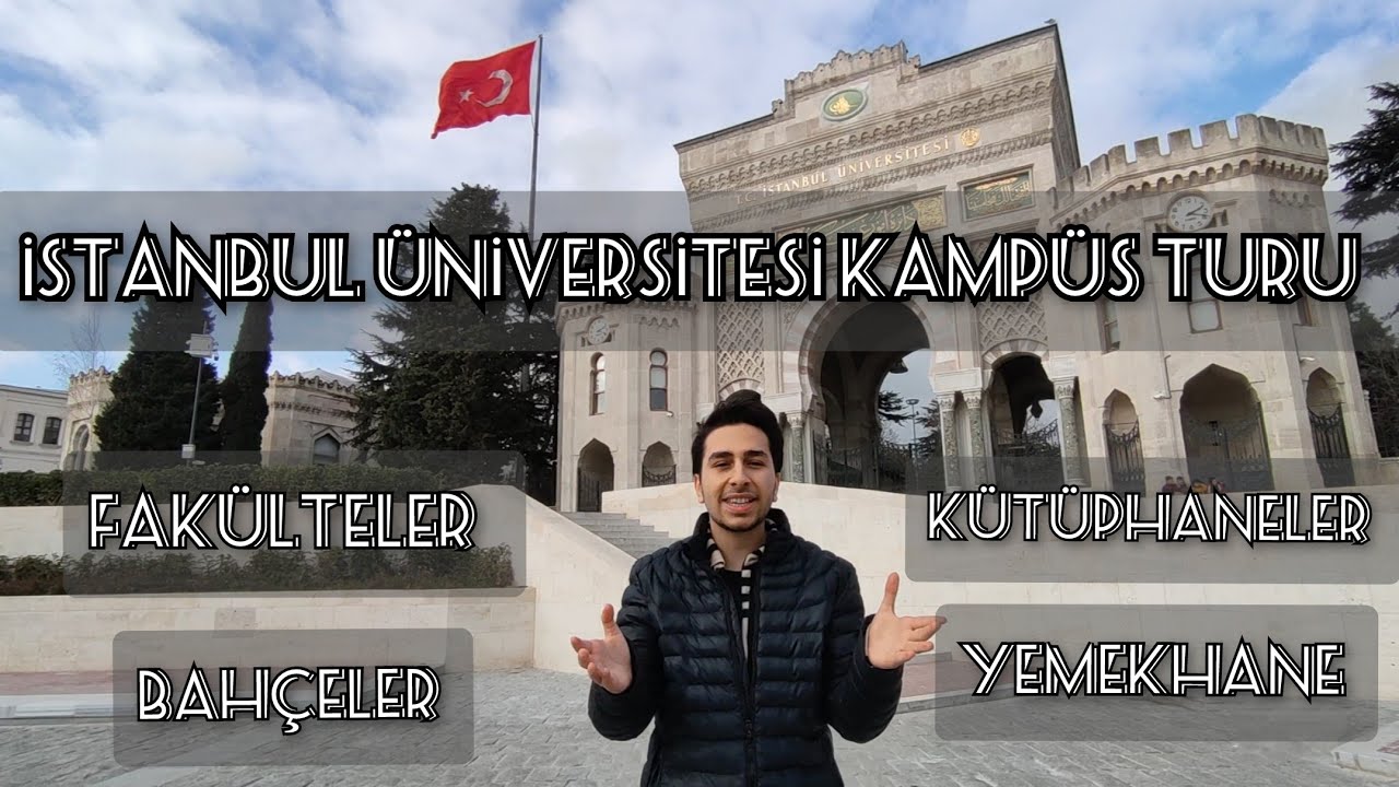 İstanbul Üniversitesi Kampüs Turu(Hukuk, İktisat, Siyasal, Kütüphaneler, Bahçeler, Yemekhane...)