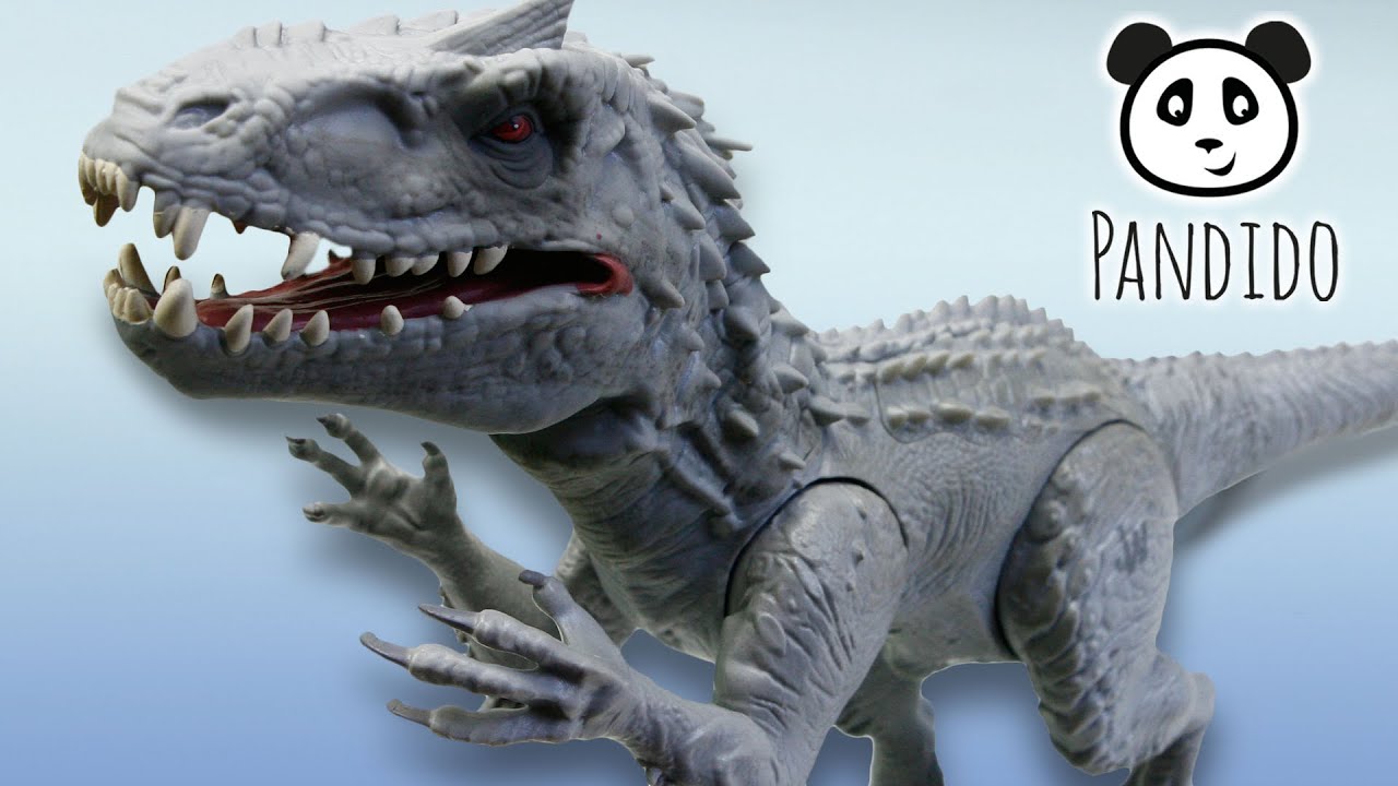 Dinosaurier Jurassic World Indominus Rex  Spielzeug ausgepackt und angespielt  Pandido TV 