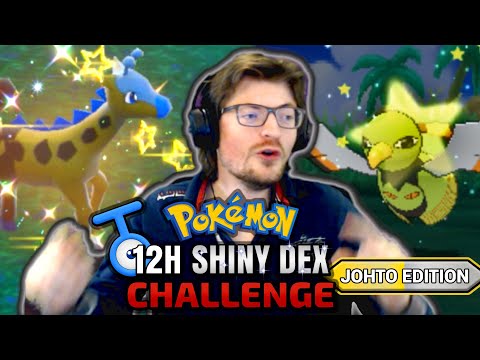 12 HEURES POUR 100 SHINY ... ET TOUS LES ZARBI ?! - SHINY Dex Challenge [JOHTO] | Pt.1