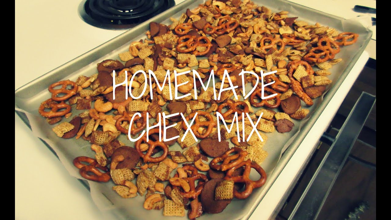 HOMEMADE CHEX MIX YouTube