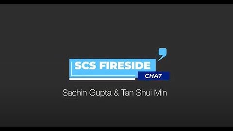 IoT Chapter fireside chat with Sachin Gupta and Tan Shui Min