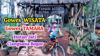 Taman Wisata Hutan Jati Ciangsana - Bogor ‼ Gowes TAMARA
