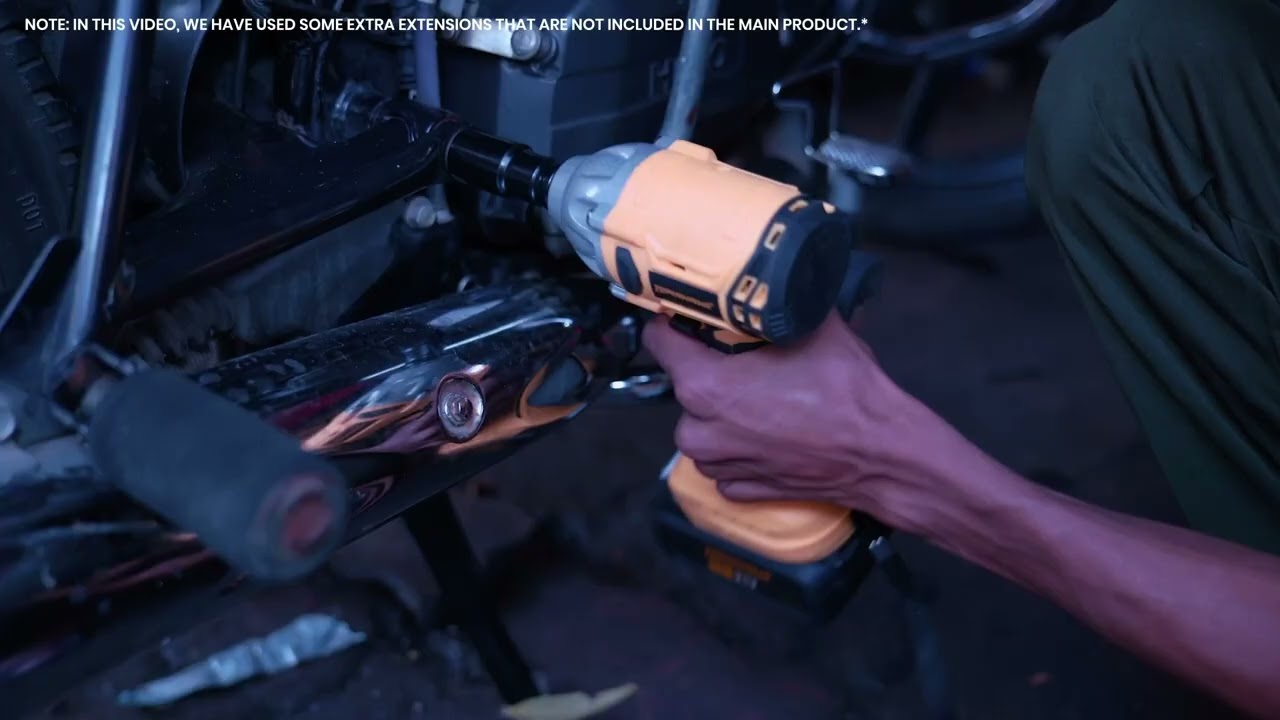 Tomahawk 21V Brushless Cordless T8582-2 Batteries- 1/2 Inch Drive-3300Ipm- 2300Rpm-300Nm Torque