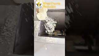 Wheel Fryums Production #fryums #fryumsprodution #makefryums #3dsnack #singlescrewextruder