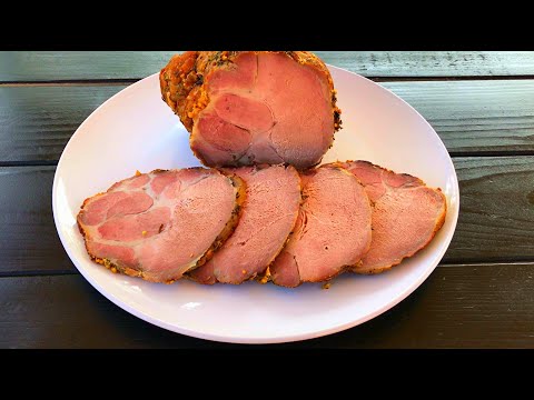 Домашняя буженина в ароматном маринаде на новогодний стол, мясная закуска на новый год 2023  pork