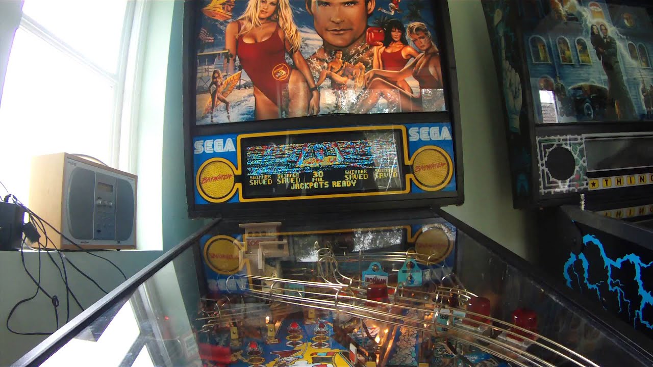 Baywatch Pinball with LCD Panel YouTube
