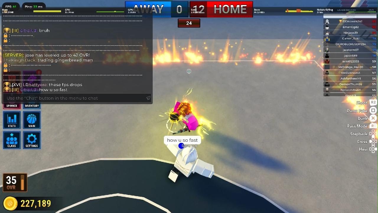 Streaking up in park