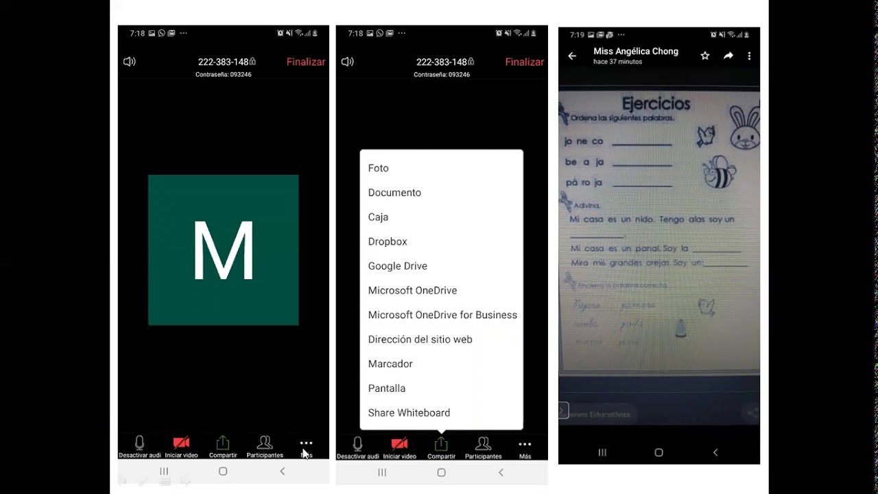 Tutorial compartir pantalla desde Zoom - YouTube