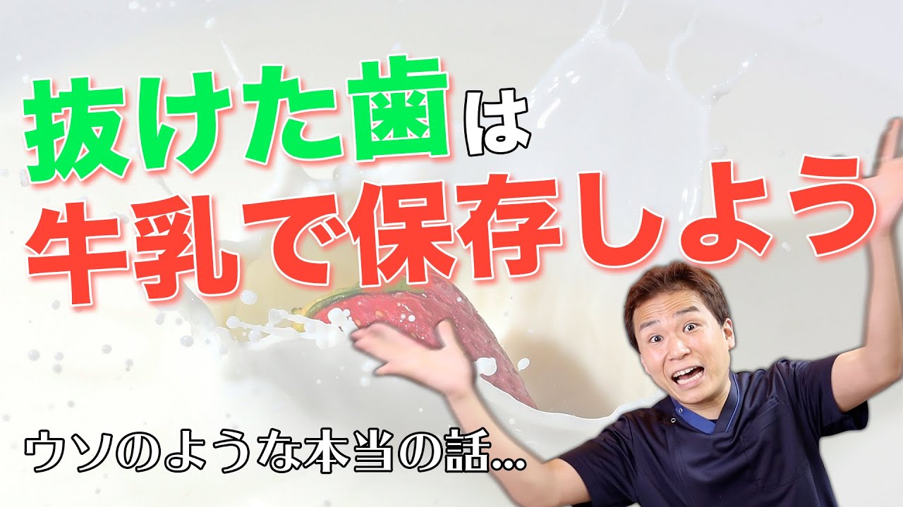 衝撃 歯が取れても洗わないで 予想外の応急処置がネットで話題 ガジェット通信 Getnews