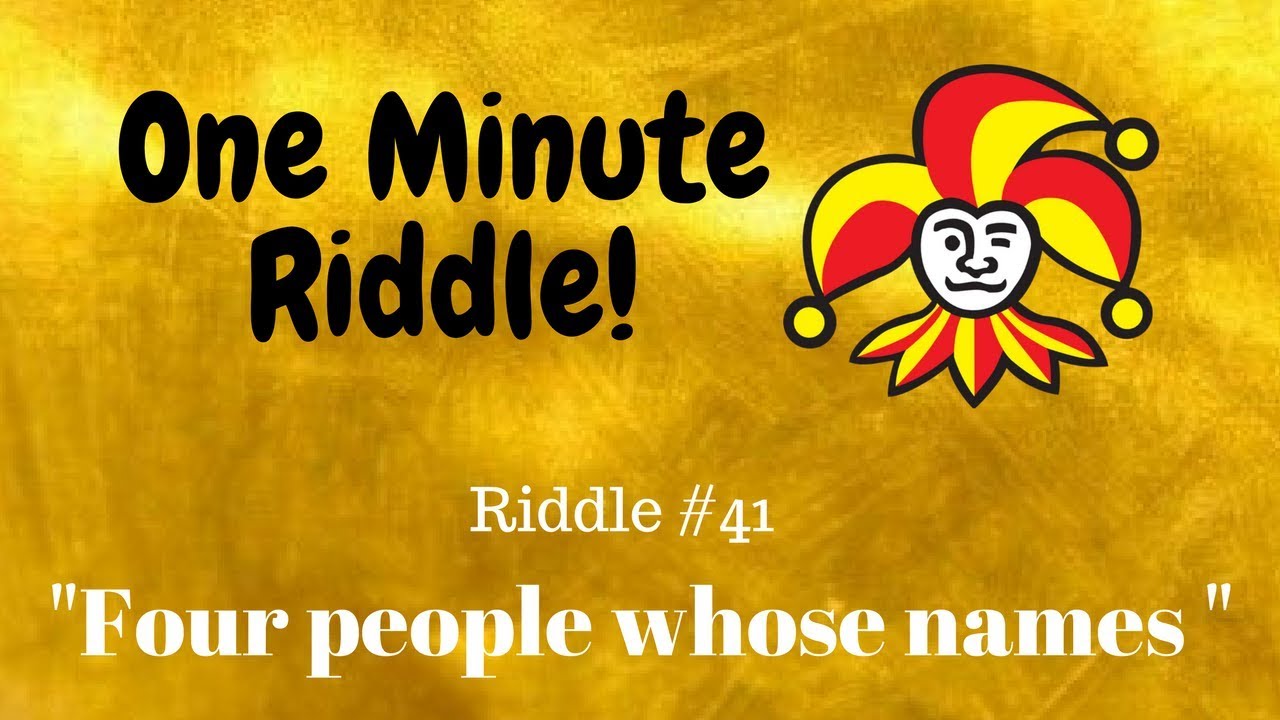 Riddle #41: 