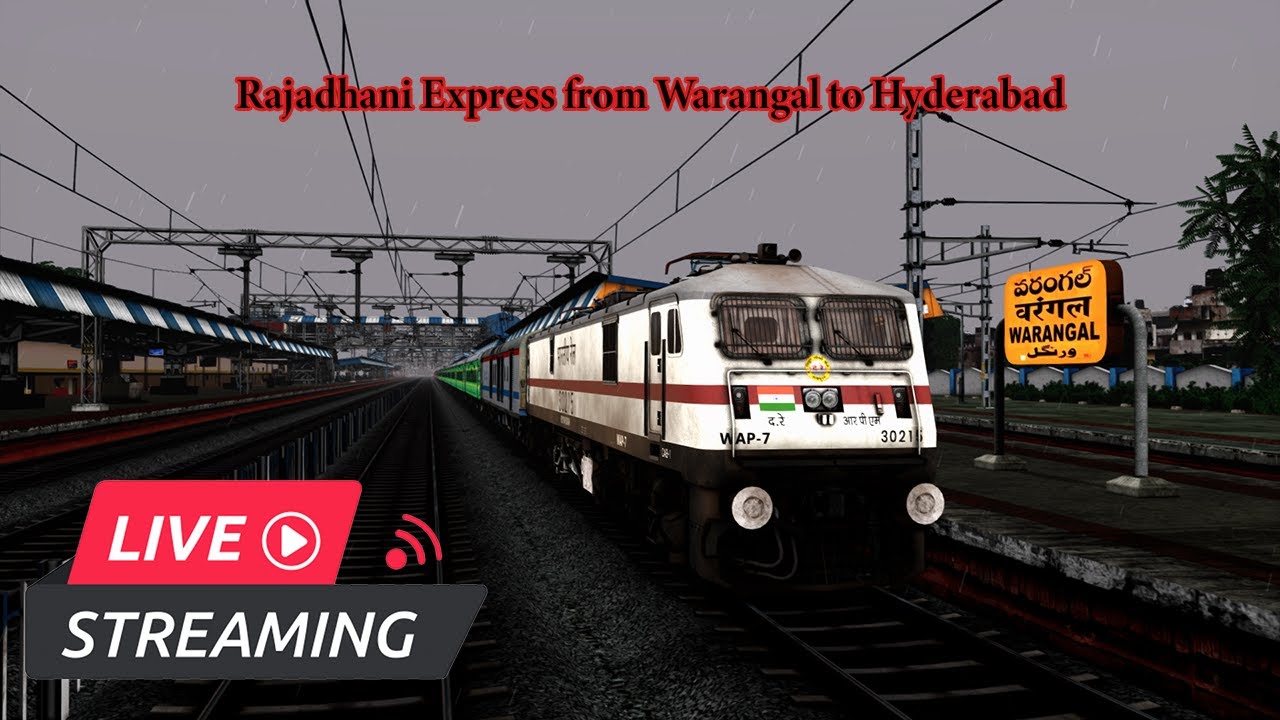 rajadhani-express-from-warangal-to-hyderabad-ultra-graphics-live
