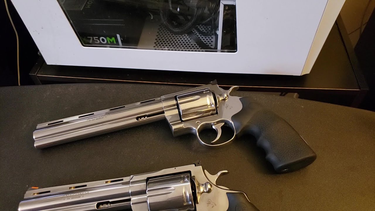 Upgrading Sights On An 8 Inch Barrel Colt Anaconda.