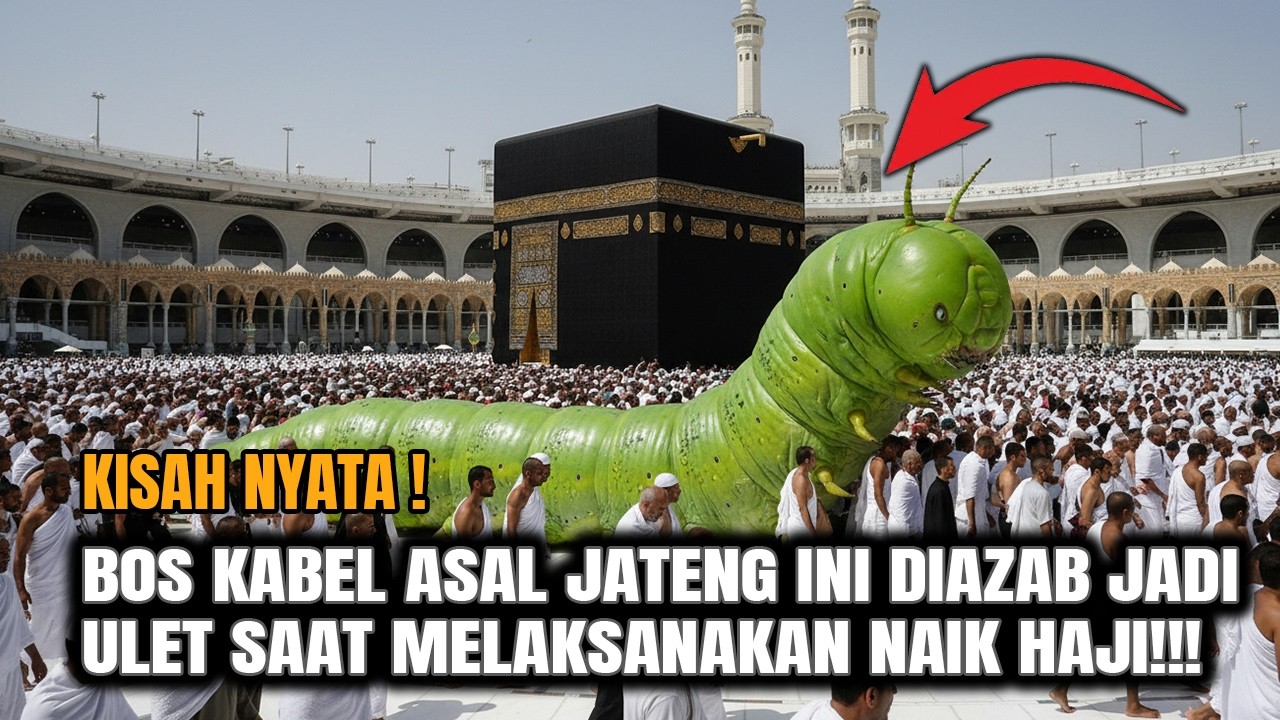 Azab Menimpa Seorang Bos Pembuat Kabel Ini Saat Naik Haji Didepan Ka'bah!