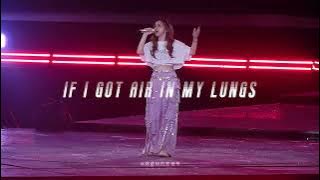 【上海站飯拍】首唱新歌《Still Breathing》(附歌詞) @2025.09.13 G.E.M.鄧紫棋【I AM GLORIA】2.0 世界巡回演唱會（第五輪）上海站第八場