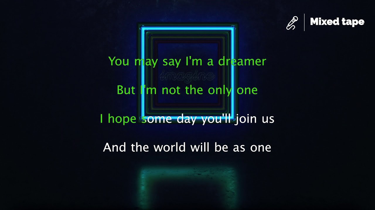 Karaoké Imagine John Lenon YouTube