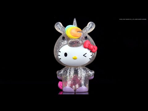 Kidrobot Drops Limited Edition Exclusive Hello Kitty Unicorn Figure - Glitter Edition