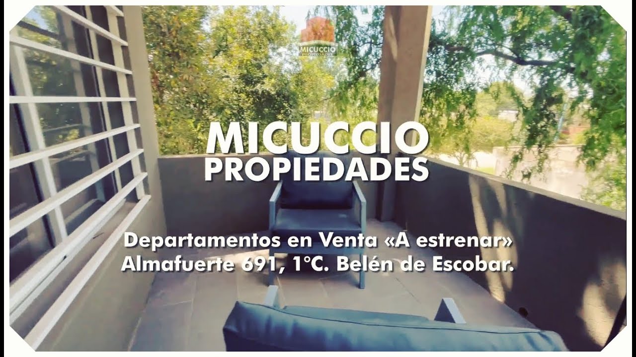 Departamentos en Venta, Almafuerte 691-1°C, Belén de Escobar. 🏢