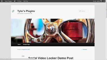 Social Video Locker For WordPress - CodeCanyon