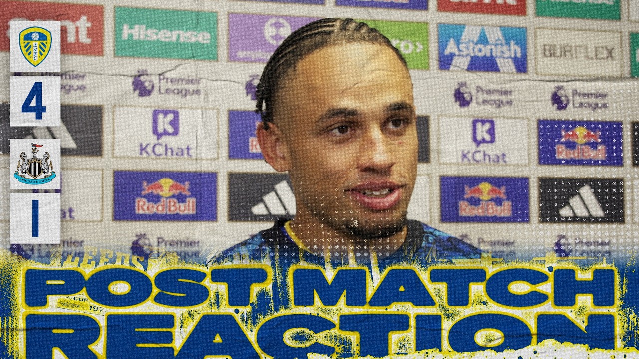 “Four goals, three points, happy” | Goalscorer Noah Okafor | Leeds United 4-1 Newcastle United