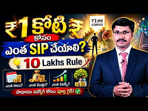 The 1 Crore Formula: How to Build Real Wealth | ₹1 కోటి కార్పస్ కోసం ఎంత SIP చేయాలి? #moneymantrark