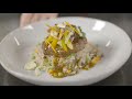 In the Kitchen: Stir-Fried Cauliflower Rice & Fresh Veggies Topped with a Meatloaf Patty