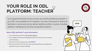 ODL OWL ODL Platform Tutorial - Navigating ODL Course Page screenshot 2