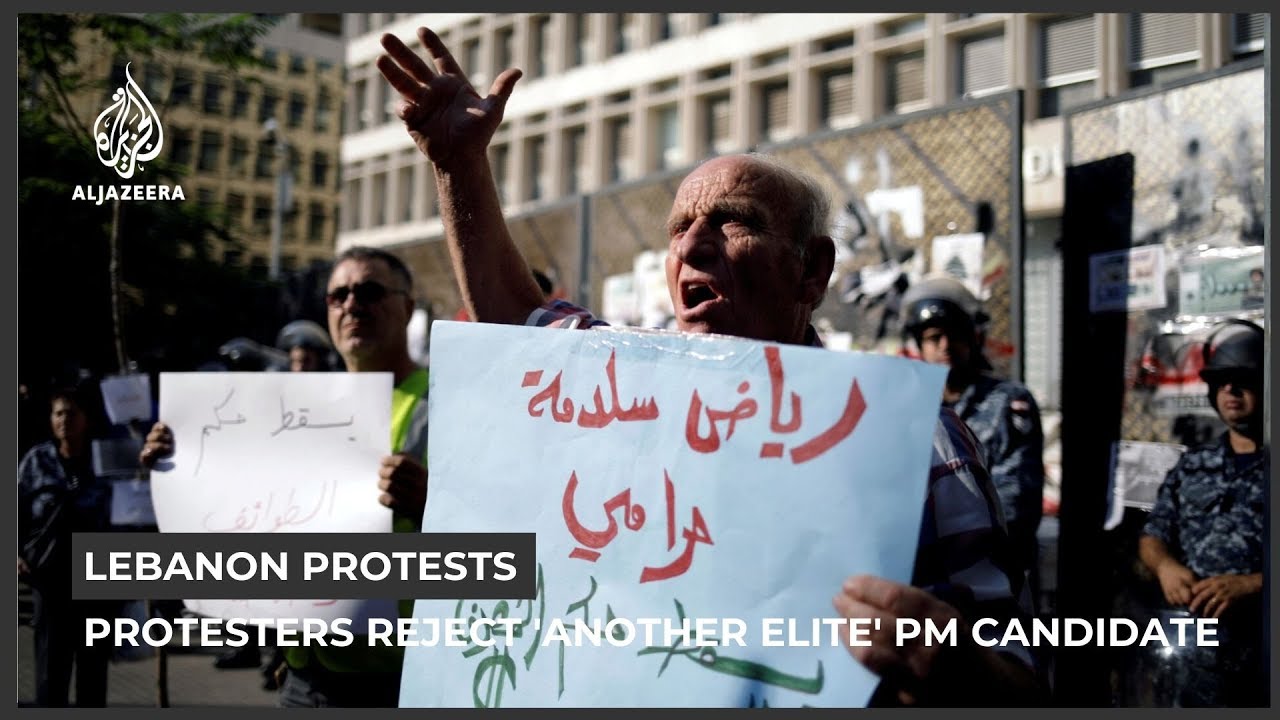 Lebanese protesters reject 'another elite' PM candidate