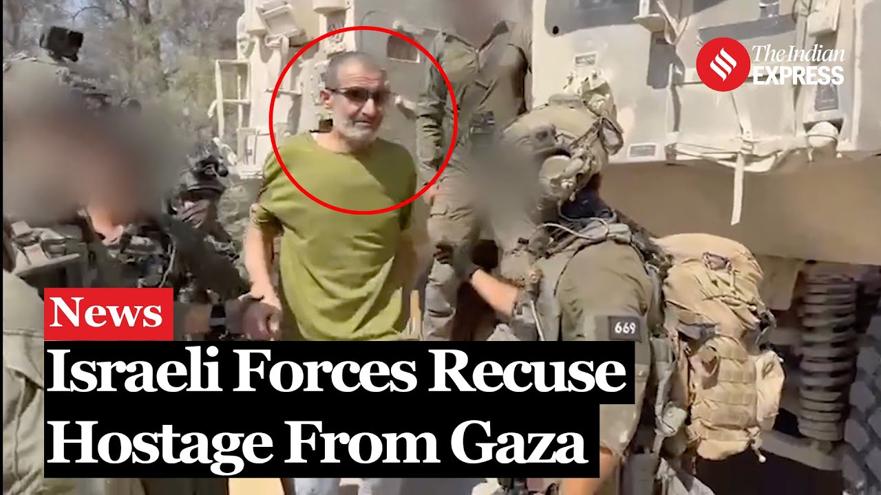Israel Hamas war: Israeli Forces Rescue Hostage from Gaza Tunnel in ...