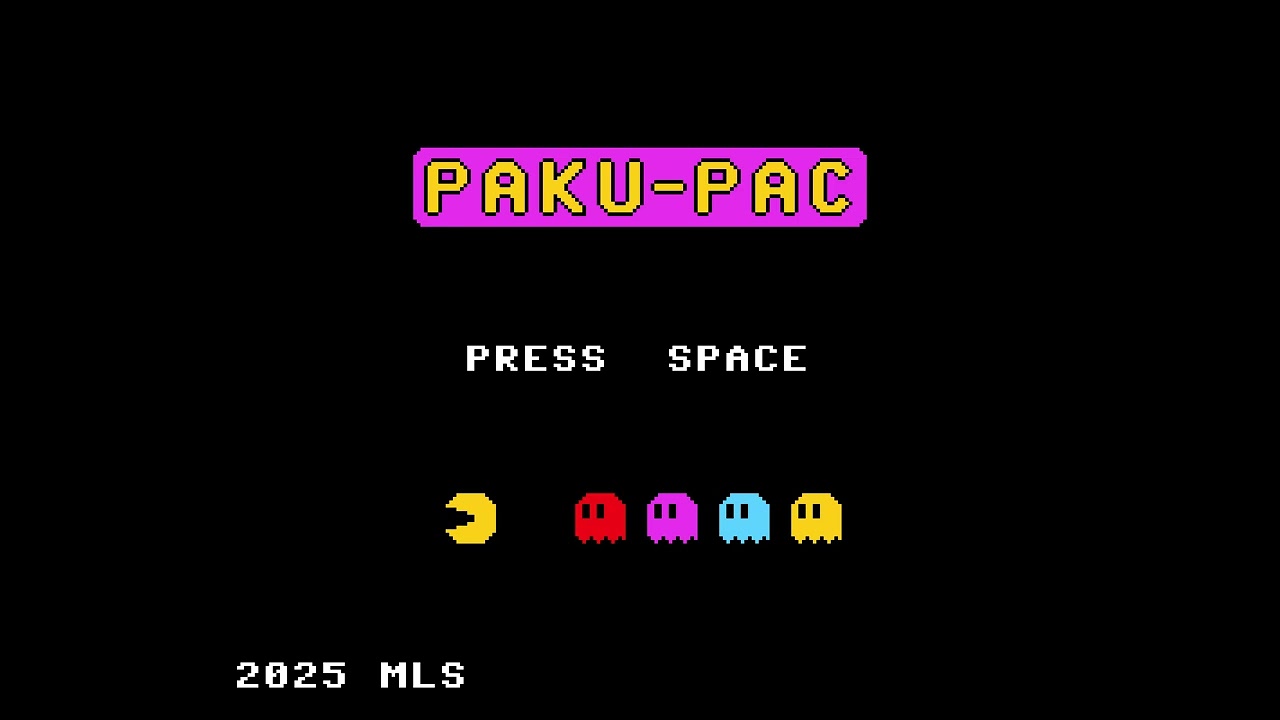 Paku-Pac - PC MS-DOS - YouTube