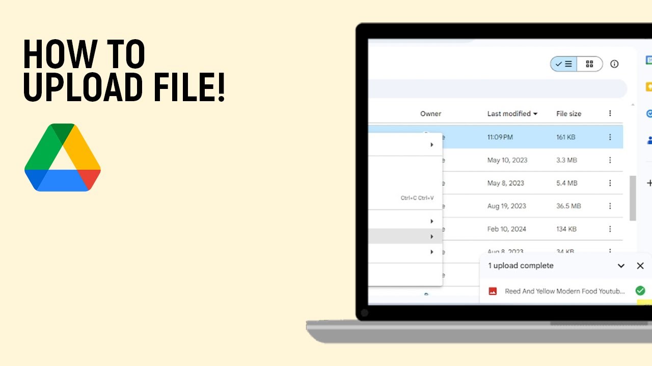 How to Upload Files on Google Drive [LATEST] - YouTube