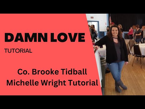 Damn love line dance tutorial beginner choreography by Brooke Tidball