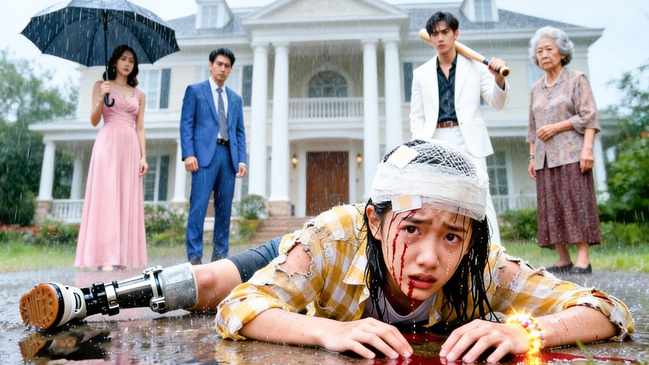 Se Rieron al Romperle la Pierna y Tirarla Bajo la Lluvia—Renació para Hacerlos Pagar！