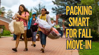 Packing Smart for Fall Move-In
