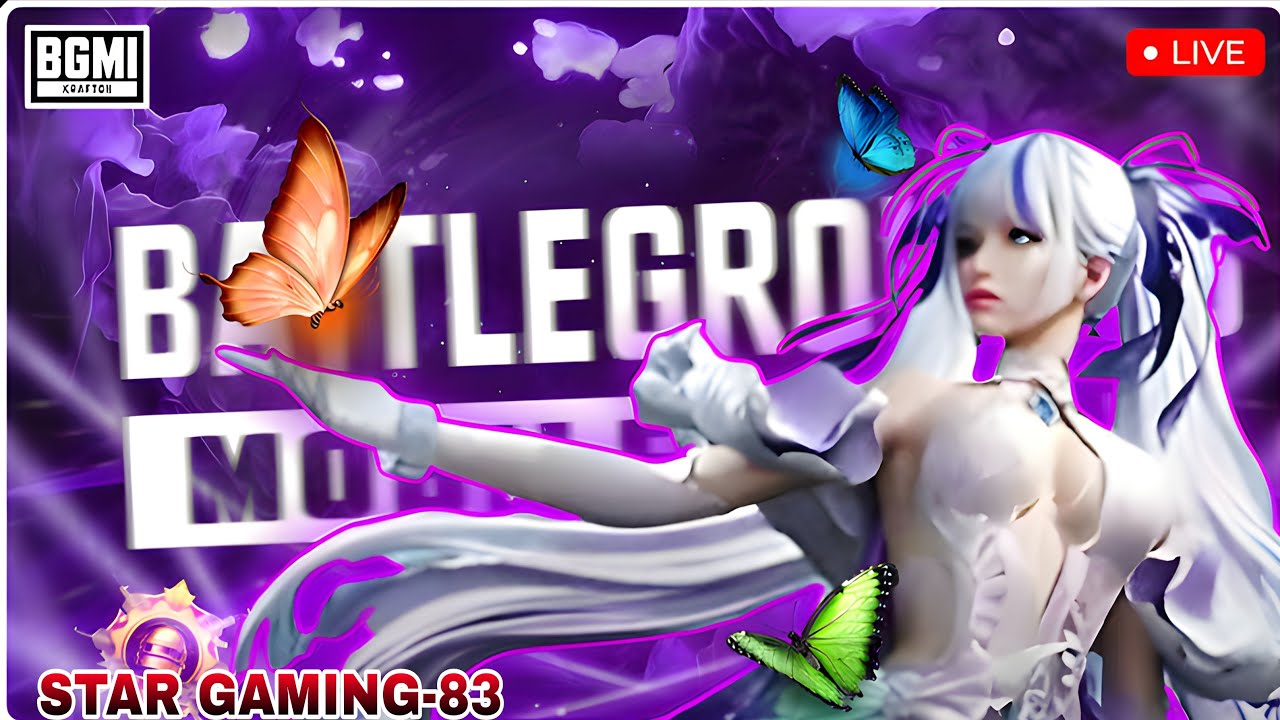 STAR GAMING-83 is live bgmi full ras gaming new 4.2 update