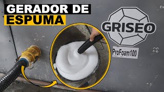 O melhor gerador de espuma que eu já vi.