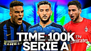 MELHOR TIME DE ATÉ 100K DA SÉRIE A (LIGA ITALIANA) | FIFA 21 ULTIMATE TEAM