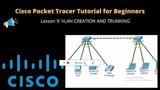 Cisco Packet Tracer Tutorial: Basic VLAN Configuration and Trunking