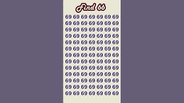 can you find 66 in 5 seconds? #wordpuzzlegame #game #mathematics #mindbendingquiz #puzzle
