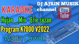 Erie Suzan - Hujan  [ Karaoke Kn7000 ] Nada Cowok  5