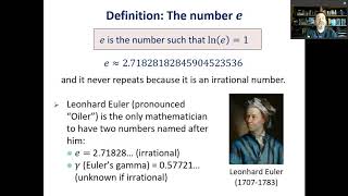 Math 181 Section 6.2* Natural Log Function