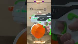 NEW SPLATRBALL! SRB 1200 PYRO (TOY!) Gel Ball Blaster SRB1200 - UV Light - Glow Gels - Drum Mag