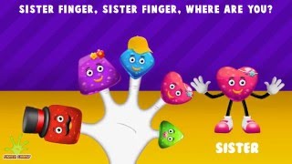 The Finger Family Jelly Family Nursery Rhyme | Jelly Finger Family Songs