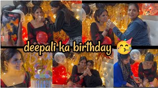 Deepali Ka birthday celebration 🎉 |khushi pathak || #trending #viralvideo #enjoying #khushipathak