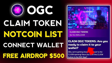 OGC TOKEN PRICE 0.02$ || HOW To Claim OGC Token Full Detail || Step By Step #FreeAirdrop