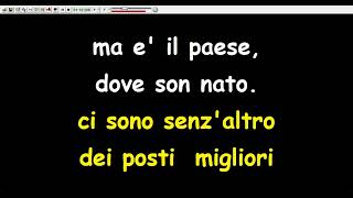 Video thumbnail of "Nomadi - Il paese (Karaoke) (Devocalizzata)"