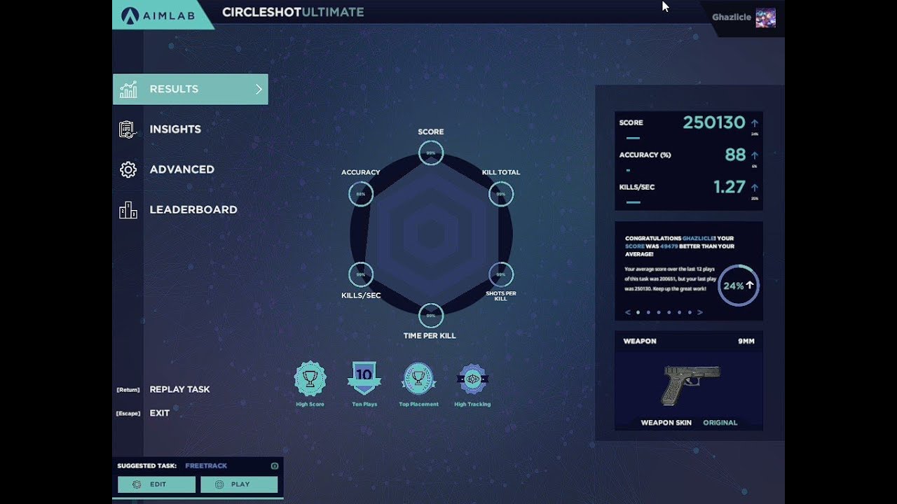 250k Circleshot Ultimate || Aim Lab