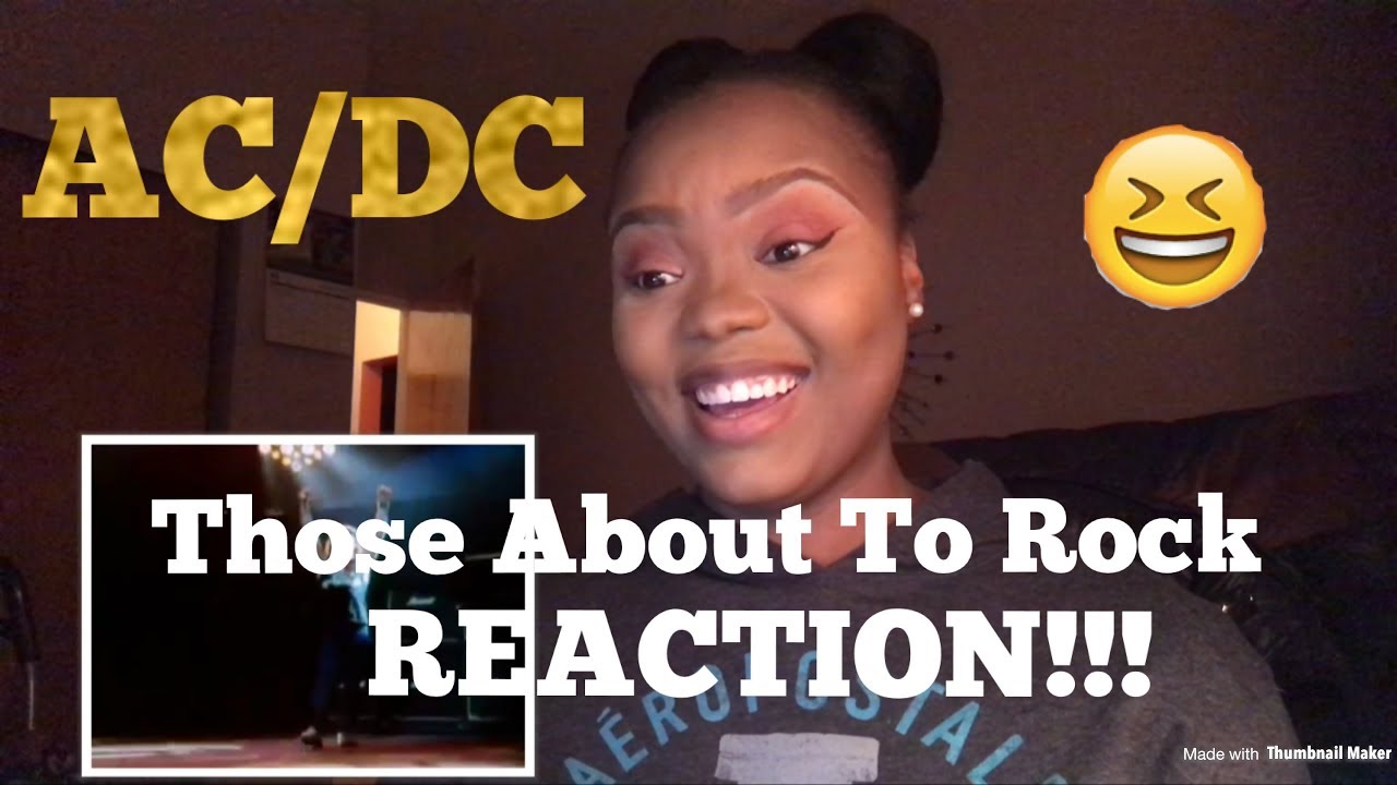 AC/DC- Those About to Rock REACTION!!!! - YouTube
