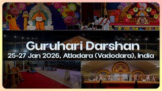 Guruhari Darshan, 25-27 Jan 2026, Atladara (Vadodara), India