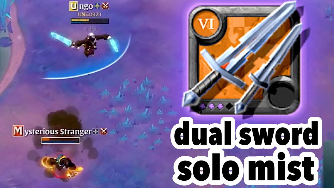 dual sword solo mist -albion online (east server)