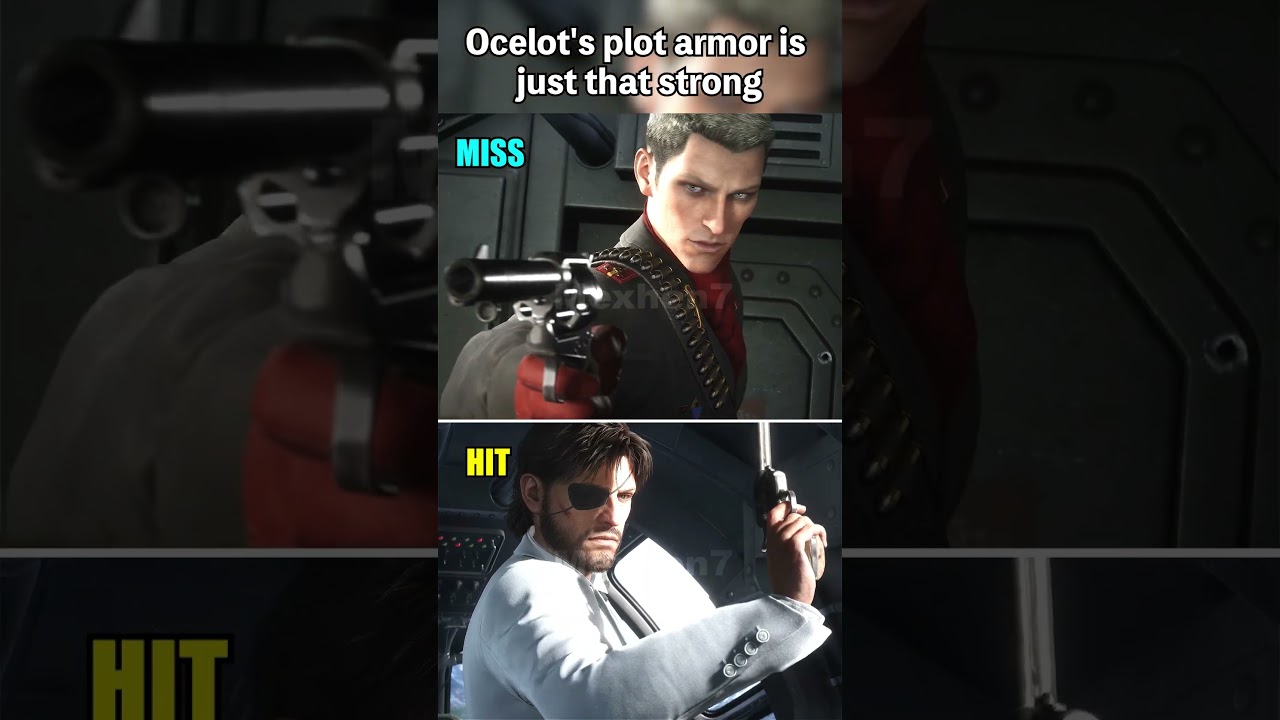 Ocelot is a little bit TOO OP in Metal Gear Solid Delta 